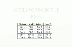 2,500+ File Box Labels excel Templates free download - Pikbest