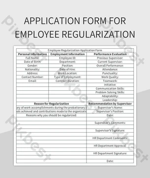 申請正規化:遵循的步驟 Excel模板 | 免費專業模板下載 - Pikbest