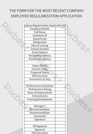 申請正規化:遵循的步驟 Excel模板 | 免費專業模板下載 - Pikbest