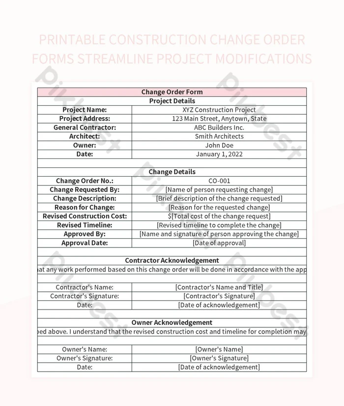 streamline-project-modifications-with-printable-construction-change-order-forms-excel-template-free-download-pikbest for Free Printable Change Order Form Streamline Project Modifications With Printable Construction Change Order Forms Excel | Template Free Download - Pikbest for Free Printable Change Order Form