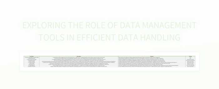 Exploring The Role Of Data Management Tools In Efficient Handling Excel ...
