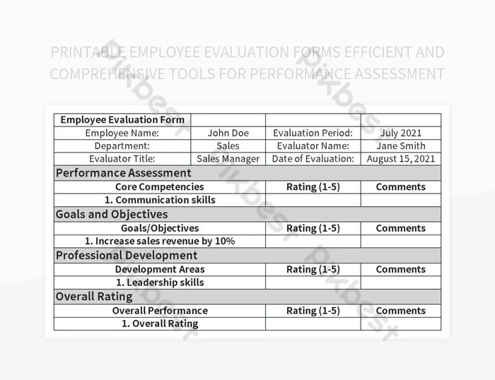 printable-employee-evaluation-forms-efficient-and-comprehensive-tools-for-performance-assessment-excel-template-free-download-pikbest for Printable Employee Performance Evaluation Form Free Download Printable Employee Evaluation Forms Efficient And Comprehensive Tools For Performance Assessment Excel | Template Free Download - Pikbest for Printable Employee Performance Evaluation Form Free Download