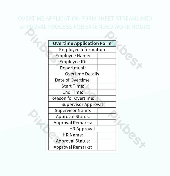 Streamlined Approval Process For Extended Work Hours With Overtime ...
