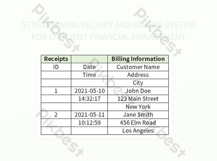 Streamlining Receipt And Billing System For Efficient Financial ...