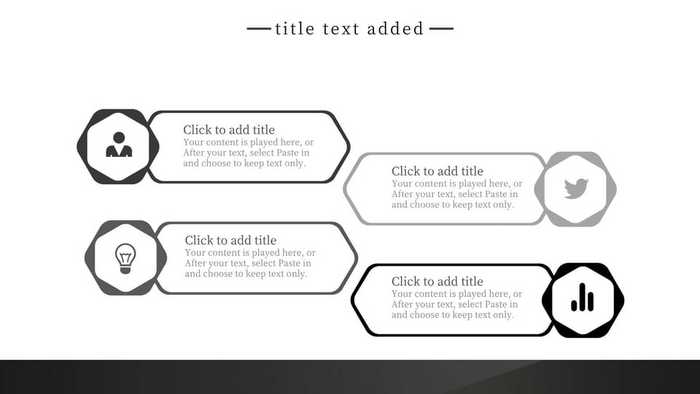 "Creating A Dynamic Black And White PowerPoint Presentation With Icon ...