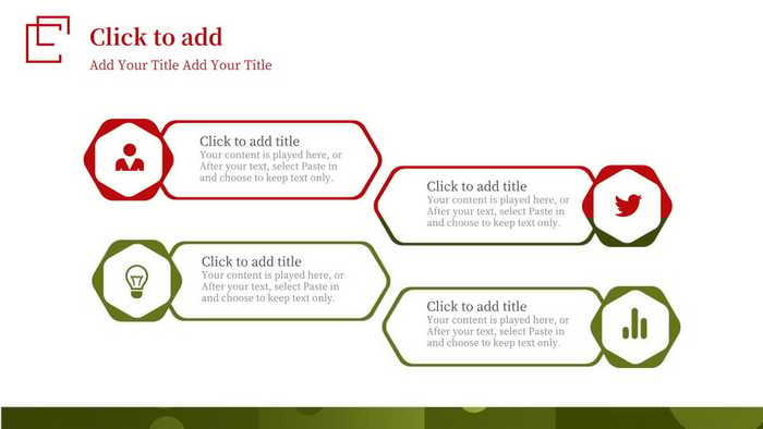 "Creating A Dynamic Red And White PowerPoint Presentation With Icon ...