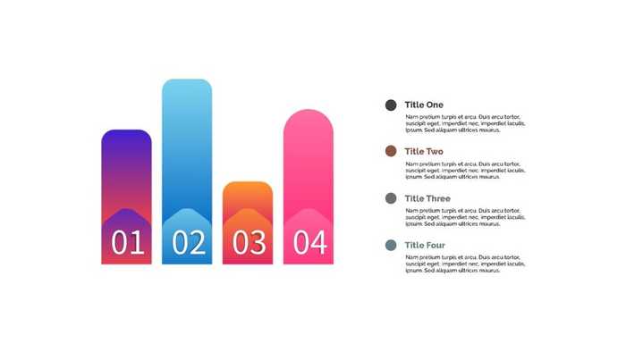 This Presentation Features A Vibrant Bar Chart Display PowerPoint ...