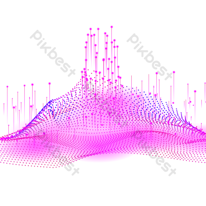 Future light effect concept technology visible big data upward light