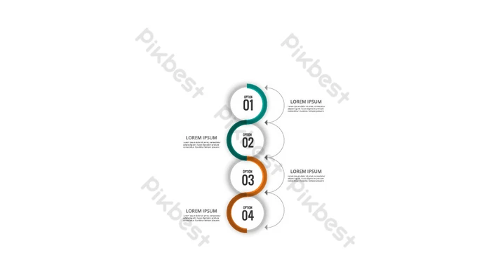 Business Process Sequence Chart PPT Element PowerPoint | PPTX Template ...