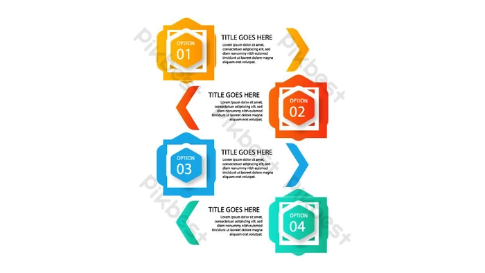 Linear Flow Chart PPT Element PowerPoint | PPTX Template Free Download ...