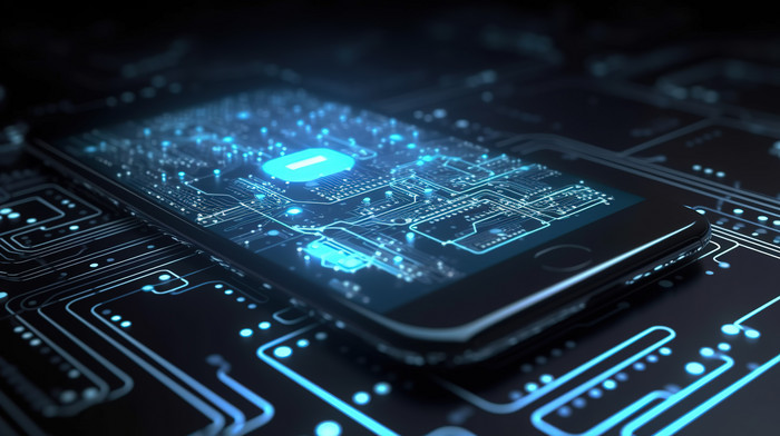 Mobile Phone Symbol Programming A 3d Render Of Code Symbols Backgrounds ...